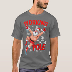 Werken Bij Paal Santa Dansgrap Smerig T-shirt