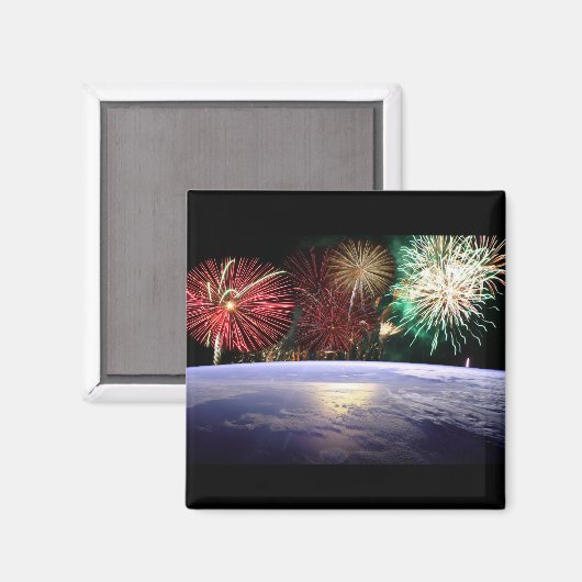 Werken en vuurwerk magneet (Voorkant / Achterkant)