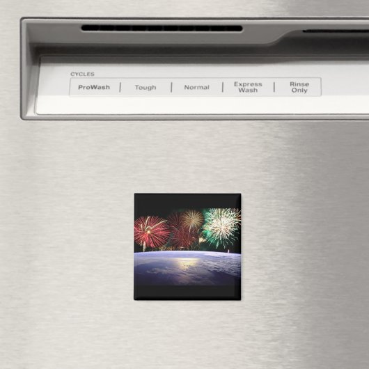 Werken en vuurwerk magneet (Insitu (Vaatwasser))