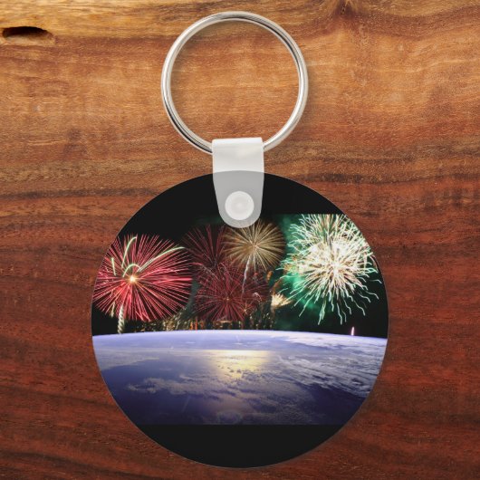 Werken en vuurwerk sleutelhanger (Voorkant)