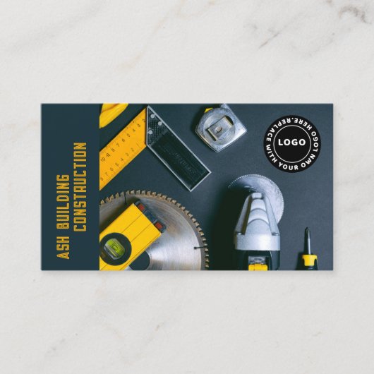 Werken Gereedschap Constructie Visitekaartje (Voorkant)