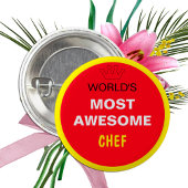 Werken het meest Geweldige - CHEF (beste) Ronde Button 3,2 Cm