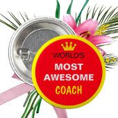 Werken het meest Geweldige - COACH (beste) Ronde Button 3,2 Cm