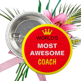 Werken het meest Geweldige - COACH (beste) Ronde Button 3,2 Cm