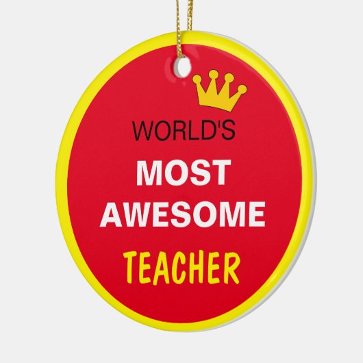 Werken het meest Geweldige - LERER (beste) Keramisch Ornament (Links)