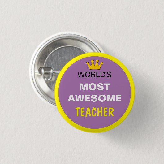 Werken het meest Geweldige - LERER (beste) Ronde Button 3,2 Cm (Voorkant /achterkant)