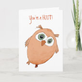 Werken hier is leuker voor OWL van ons! Bedankkaart (Voorkant)