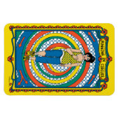 Werken in Circles_B_4x6 koelkast Magneet (Horizontaal)