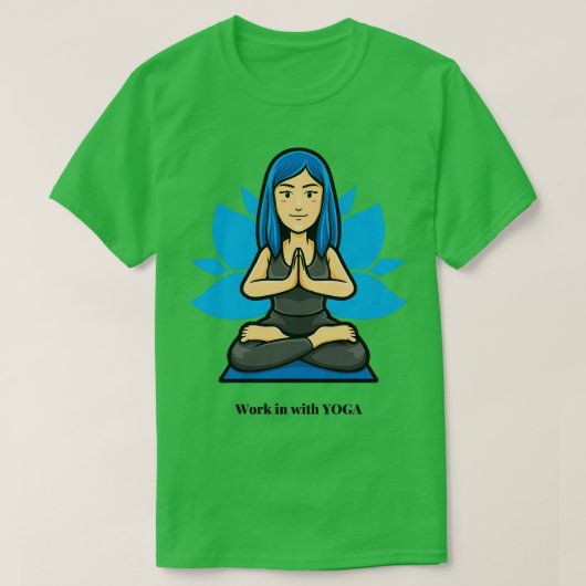Werken in combinatie met YOGA T-shirt (Design voorkant)