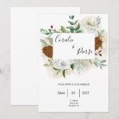 Werken in het bos kaart (Voorkant / Achterkant)