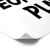 Werken is voor mensen die geen lacrosse spelen poster (Hoek)