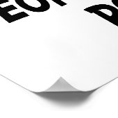 Werken is voor mensen die geen poolvault hebben poster (Hoek)