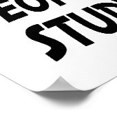 Werken is voor mensen die geen taal studeren poster (Hoek)