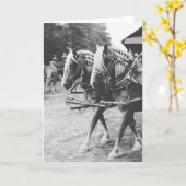 Werken met conceptpaarden in zwart-wit kaart (Gele Bloem)