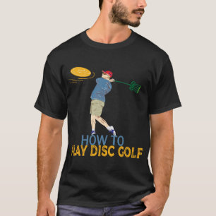 Werken met diskgolf t-shirt