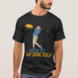 Werken met diskgolf t-shirt