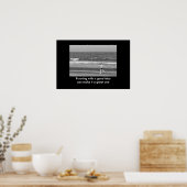 Werken met een goede ideale motivatie afdruk poster (Keuken)