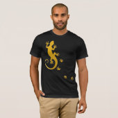 Werken met Gecko gold T-shirt (Voorkant volledig)