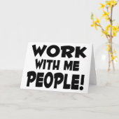 Werken met het team van mensen kaart (Gele Bloem)