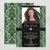 Werken met lichtgroen Afstuderen Kaart (Voorkant / Achterkant)