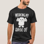 Werken met mijn doel van oefeningen op kleding fit t-shirt (Voorkant)