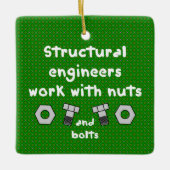 Werken met moeren keramisch ornament (Voorkant)