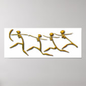 Werken met vrouwengoud poster (Voorkant)