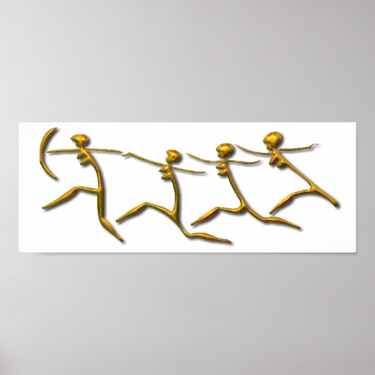 Werken met vrouwengoud poster (Voorkant)