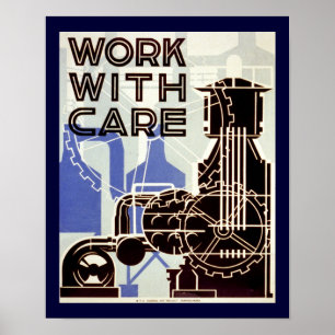Werken met zorg poster