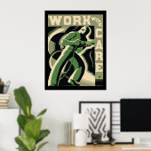 Werken met zorg poster (Thuiskantoor)