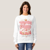 Werken Moeder Roze Gouden Zweetshirt Trui (Voorkant volledig)