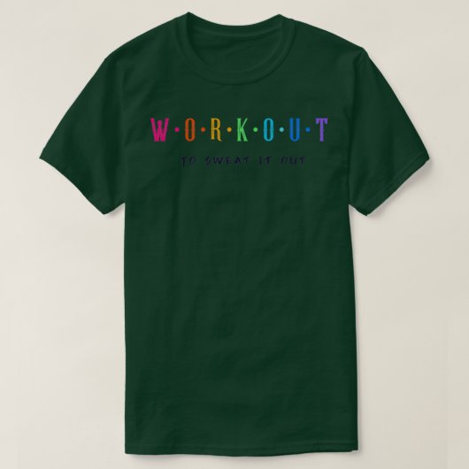 Werken om de fitness van de werkstroomuitval te el t-shirt (Design voorkant)