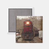 Werken op de spoorweg magneet (Voorkant / Achterkant)