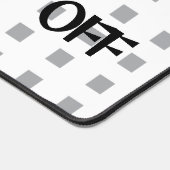 Werken op het werk off desk mat (Hoek)