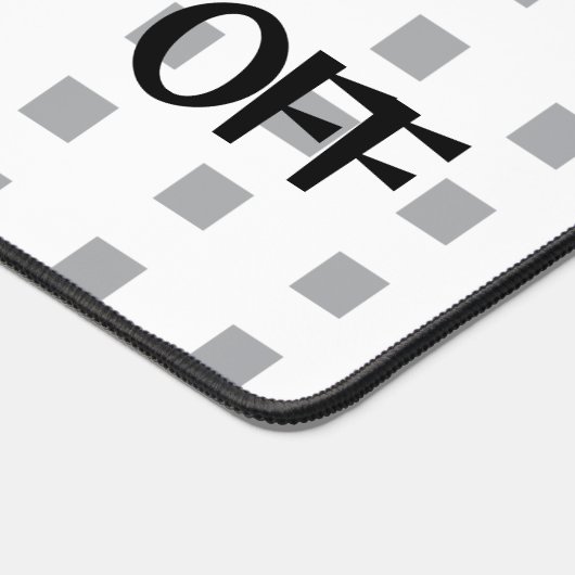 Werken op het werk off desk mat (Hoek)