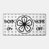 Werken op het werk off desk mat (Voorkant)