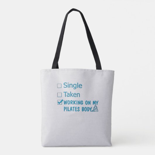 Werken op mijn proeflichaam tote bag (Achterkant)