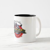 WERKEN-SHARK-LOGO TWEEKLEURIGE KOFFIEMOK (Voorkant rechts)