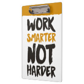 Werken slimmer dan harder klembord (Links)