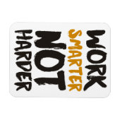 Werken slimmer dan harder magneet (Horizontaal)