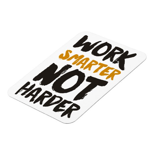 Werken slimmer dan harder magneet (Linkerzijde)