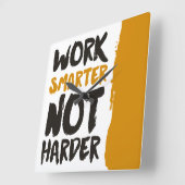 Werken slimmer dan harder vierkante klok (Hoek)