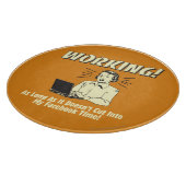 Werken: Snijden in Facebook-tijd Snijplank (Hoek)