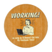 Werken: Snijden in Facebook-tijd Snijplank (Voorkant)