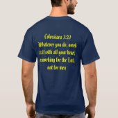 WERKEN T-SHIRT (Achterkant)