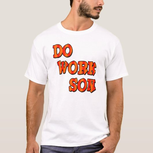 Werken T-shirt (Voorkant)