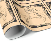 Werken van Fantasy: Medieval Castle Cadeaupapier (Rol Hoek)