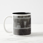 Werken van glas tweekleurige koffiemok (Links)
