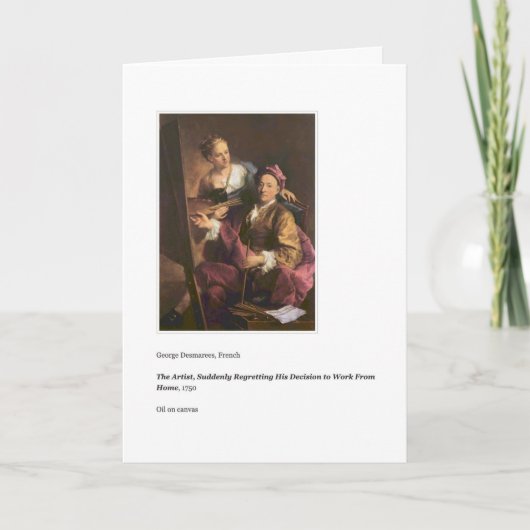 WERKEN VAN HOME VADERDAG KAART (Voorkant)