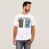 Werken van Jules Verne T-shirt (Voorkant volledig)